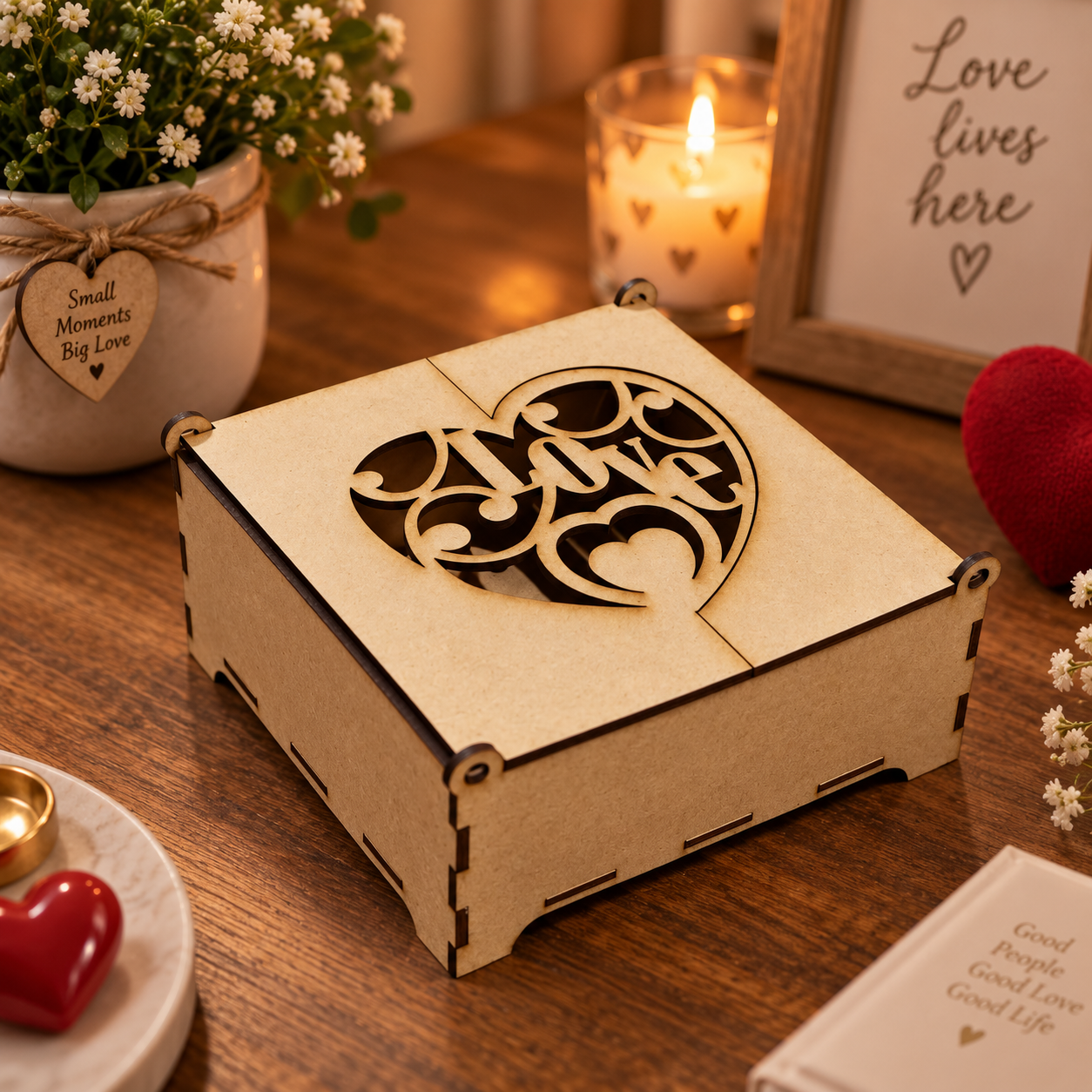 Caixa Decorativa Love - imagem 2